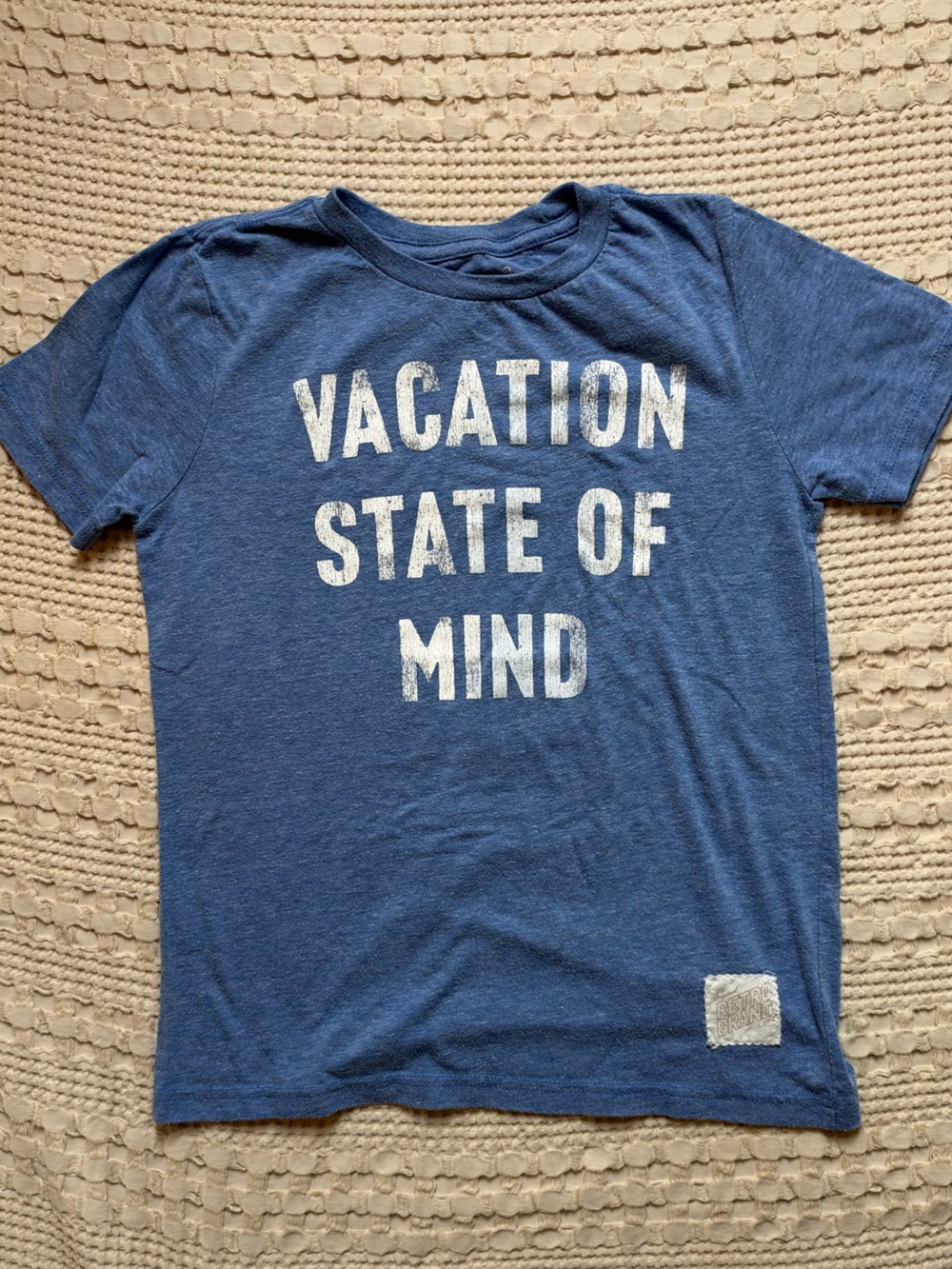Original Retro Brand Blue 'Vacation State of Mind' Kids Graphic Tee